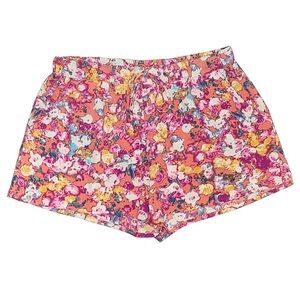 Lily White Floral Shorts